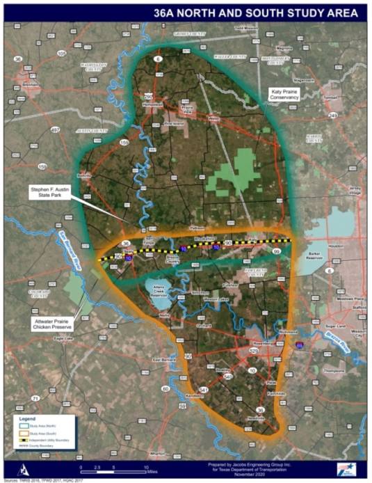 TxDOT, advocacy group look at feasibility of Hwy. 36A corridor through Brazoria, Fort Bend, Waller counties Main Photo