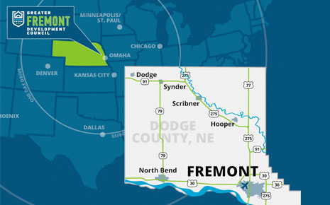 click here to open Fremont Designation as a Nebraska Municipal Inland Port Authority Means Business