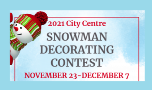 City Centre Snowman Decorating Contest Photo