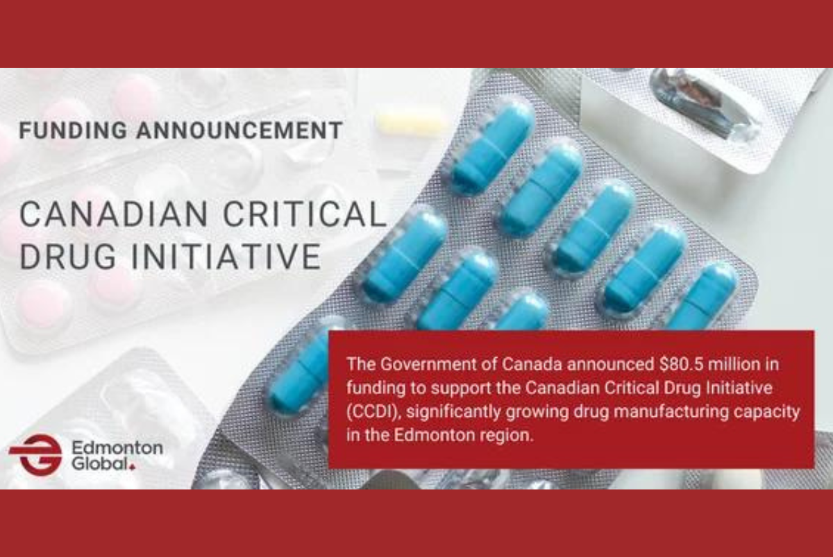 MEDIA RELEASE: Edmonton region to become pharmaceutical hub Main Photo