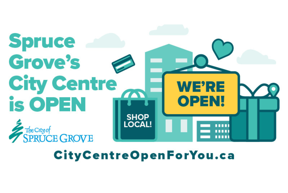 Spruce Grove’s City Centre is Open for Business! Photo