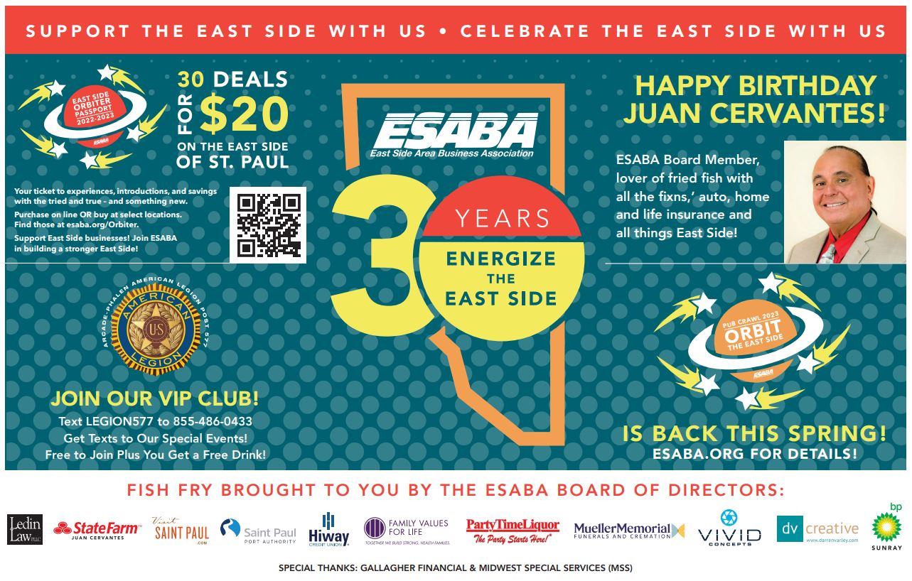 ESABA Board and Help from our Friends - Team up to Serve for Fish Fry Photo