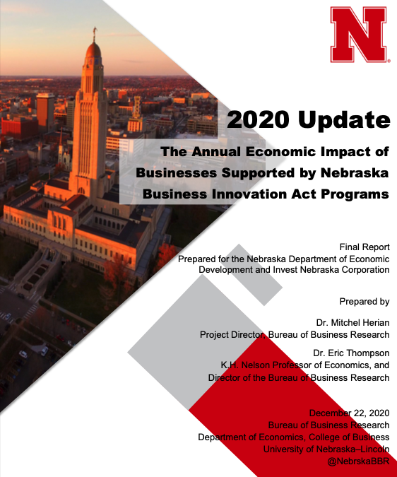 Report Shows Growth of State’s Entrepreneurial Ecosystem under Nebraska Business Innovation Act Main Photo
